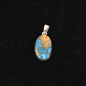 Spiny Oyster Arizona Turquoise Pendant #994